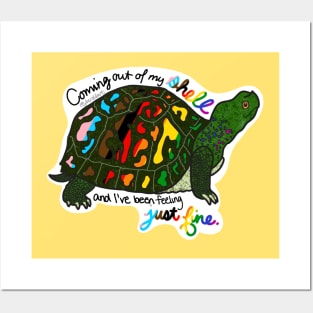 LGBT+ Pride Turtle Posters and Art